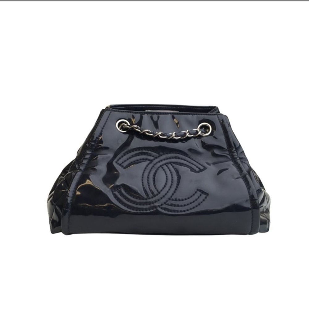 Chanel Patent Leather Tote Bag